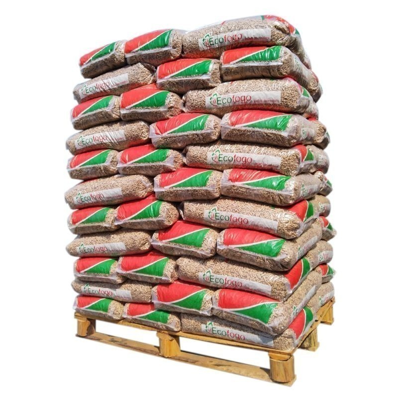 Pellet Ecofogo - Pallet van 66 zakken van 15 kg