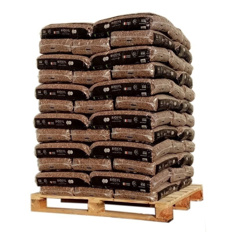 Pellet Biosyl - Pallet van 72 zakken van 15 kg